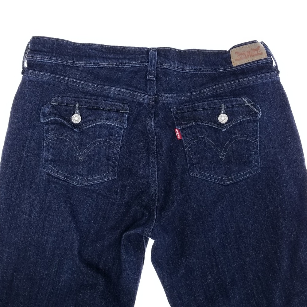 SOLD Levis 515 Bootcut Jeans Womens 10S Dark Flap - Picture 5 of 8